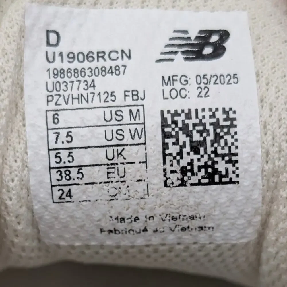 New Balance 1906R Sneakers Shoes Unisex Arid Stone Size US W7.5/M6 EU38.5